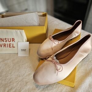 Mansur Gavriel Soft Blush Ballet Flats